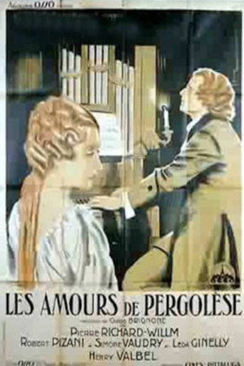 Les Amours de Pergolese poster