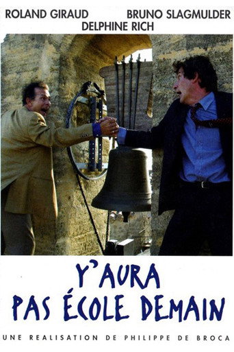 Y aura pas école demain poster