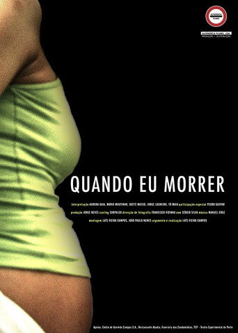 Quando Eu Morrer poster