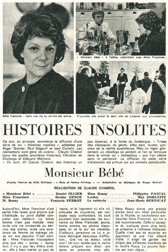 Monsieur Bébé poster