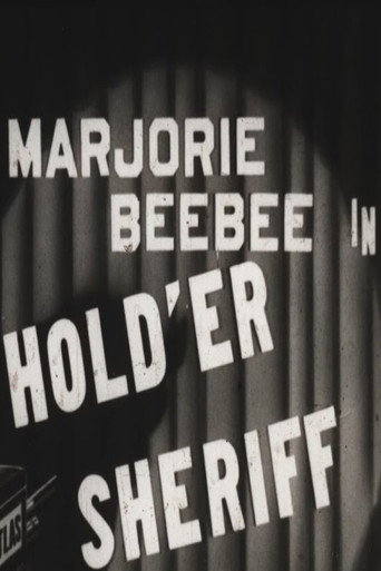 Hold 'er Sheriff poster