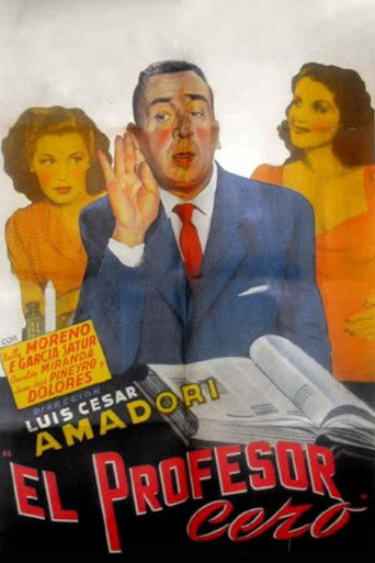 El profesor Cero poster
